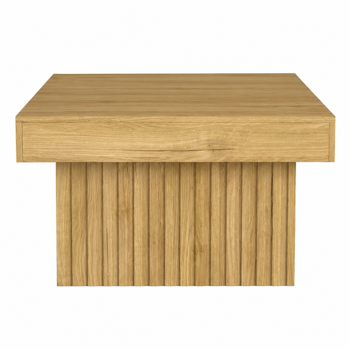 Table Basse Carrée en Bois 79 cm – Design Moderne et Robuste